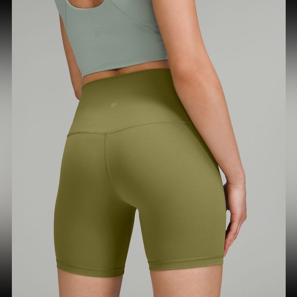 Lululemon Align High rise short 6”- Bronze Green - Picture 4 of 5